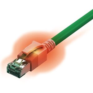 Kabel saCon S/FTP kat. 6A (klasa EA), LSOH, zielony, 10 m
