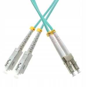 Patchcord MM SC/UPC-LC/UPC duplex 1m 50/125 3.0mm OM3