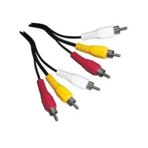Schwaiger CIK5015 533 złącze kompozytowe 1,5 m 3 x RCA Czarny