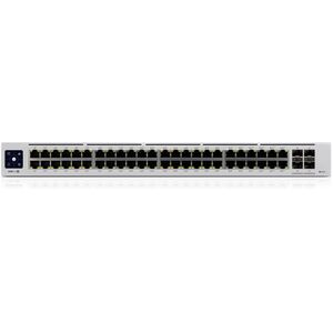 UBIQUITI USW-PRO-48-POE UniFi komutatorius, 48 x 600 W, 48 gigabito RJ45 prievadai, 4 SFP+ prievadai, PoE++