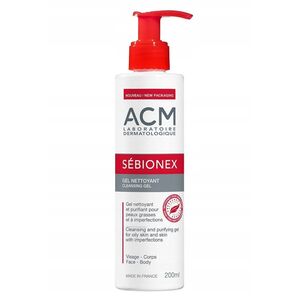 Laboratoire ACM, Sebionex, Purifying, Cleansing Gel, For Face, 200 ml For Women