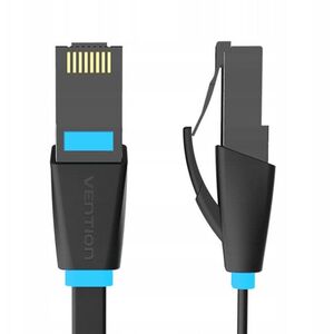 Płaski kabel sieciowy UTP CAT6 Vention IBJBF RJ45 Ethernet 1000Mbps 1m czarny