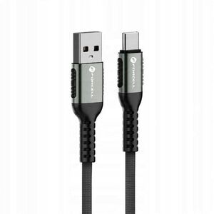 Kabel USB A do USB C Forcell F-Energy QC4.0 3A 66W Cafule 0,25 m C256 czarny