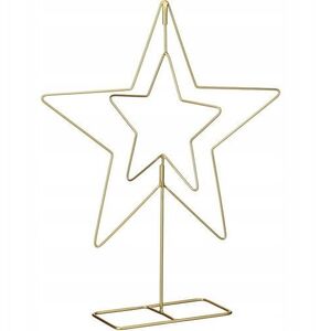 GWIAZDA DEKORACYJNA 50CM ZŁOTA MICA