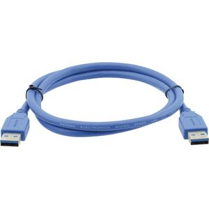 Kabel USB Kramer USB-A - 1.83 m Niebieski (JAB-3720398)