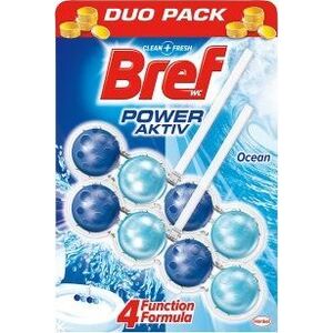 Bref WC valiklis-gaiviklis "BREF Power Aktiv Ocean" 2x50g