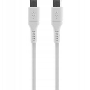 Fixed USB-C/USB-C i obsługą PD, 0,5 m, USB 2.0, 60 W, biały