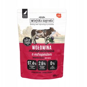 Karma mokra dla psa Monobiałkowa Wołowina (dorosły) 500g