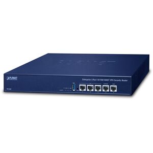 PLANET Enterprise 5-Port ruter Gigabit Ethernet Niebieski