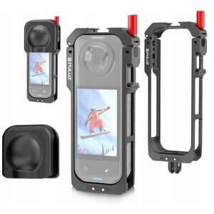 Frame Mount Uchwyt Obudowa Ramka 2x Iso Na Gopro + Dekielek Do Insta360 X5 / Pu759b