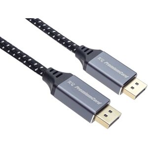 PremiumCord DisplayPort 1.4 přípojný kabel pro rozlišení 8K, kovové a zlacené konektory, 5m