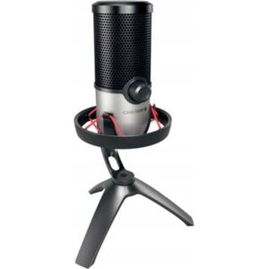Mikrofon Cherry CHERRY UM 6.0 Advanced, microphone (black/silver, USB-C, jack)