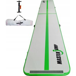 Master AirTrack Dmuchana Mata Gimnastyczna MASTER 600 x 100 x 10 cm Grey-Green