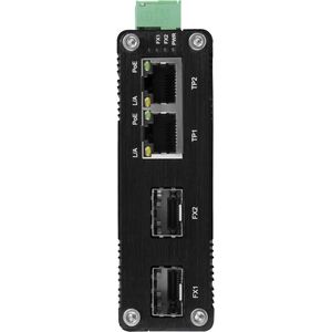 2 portowy przemysłowy switch PoE na szynę DIN BCS-ISP02G-2SFP