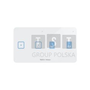 Ενσύρματος διπολικός διακόπτης φωτός και ρολών μαύρος WSZ-22MP Tech Sterowniki