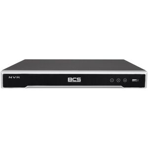 Rejestrator IP 16-kanałowy BCS-V-NVR1602-A-8K-16P, 2 dyskowy, 32Mpx, HDMI 8K