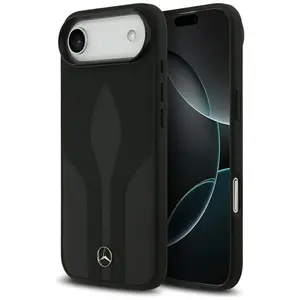 Case Mercedes Leather The Move MagSafe for iPhone 17 Air black