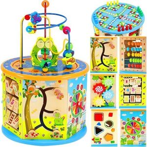 Iso Trade Kostka edukacyjna drewniana 22429