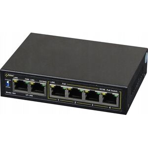 S64WP PULSAR Switch PoE 6-portowy Fast Ethernet, 4x PoE (brak zasilacza w komplecie)