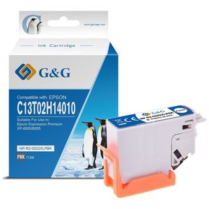G&G kompatybilny ink / tusz z C13T02H14010, NP-E-0202XLPBK, photo black