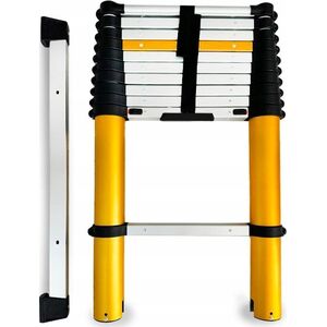 AWTools DRABEST ALUMINUM TELESCOPIC LADDER 11 steps 3.2 m MAX 150 kg
