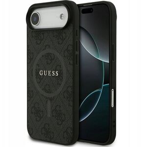 GUESS futerał do IPHONE 17 kompatybilny z MagSafe GUHMP17SG4GFRK (PU 4G Ring Classic Logo) czarny