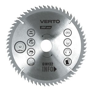 Verto Piła tarczowa 200x30mm 40Z 61H130