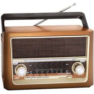 Radio przenośne LTC ELMA RETRO Bluetooth USB latarka