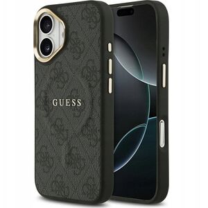Etui Guess 4G PU Classic Logo MagSafe na iPhone 17 - czarne