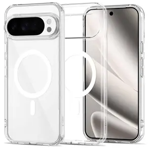 Etui Tech-Protect Flexair Hybrid MagSafe do Google Pixel 10 Pro XL Clear