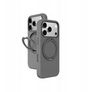 Etui AMAZINGTHING Cloudie na iPhone 17 Pro Max z podstawką - szare
