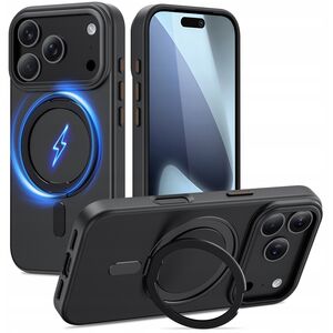 Etui Tech-Protect Magring MagSafe do Apple iPhone 17 Pro Max Matte Black