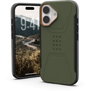 UAG Civilian MagSafe - etui do iPhone 17 kompatybilne z MagSafe (olive/orange)
