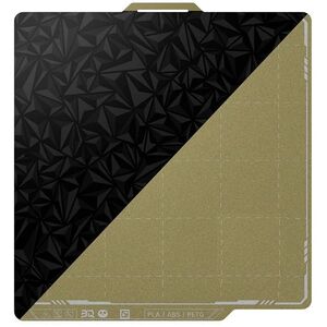 BIQU Panda Textured PEI x Smooth PEO - dwustronna magnetyczna nakładka - do drukarek Bambu Lab P1, X1 i A1 - 257x257mm}