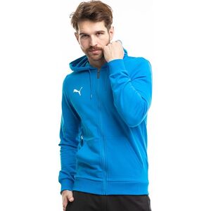 Puma Bluza męska Puma Team Goal Casuals Hooded niebieska 658595 02 S