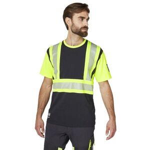 HELLY HANSEN ICU ανακλαστικό T-shirt, κίτρινο/μαύρο 3XL
