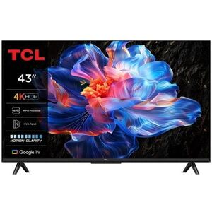 Telewizor TCL 43P69K LED 43'' 4K Ultra HD Google TV Dolby AC4 DVB-T2 Czarny