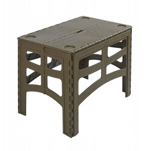 Salokams ara galds L ar kravnesibu lidz 80kg Timo 70x45x55cm olivu krasa  4052396119176