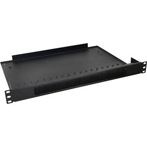 RAPS-1P PULSAR Przepust szczotkowy 1U z półką do szaf RACK