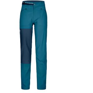 Spodnie softshell damskie Ortovox Brenta Pants - petrol blue rozmiar: L
