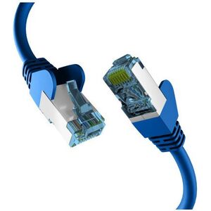 EFB Netzwerkkabel CAT6a S/FTP PIMF mit CAT7 Rohkabel 10 Gigabit Ethernet Kupfer 15m blau