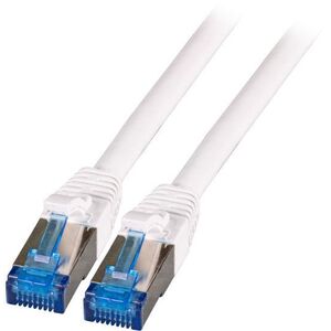 EFB RJ45 Patchkabel S/FTP Cat6A Superflex LSZH WEISS Laenge 25m 10Gbit 500MhZ 100 Prozent Kupfer mit Cat 7 Rohkabel