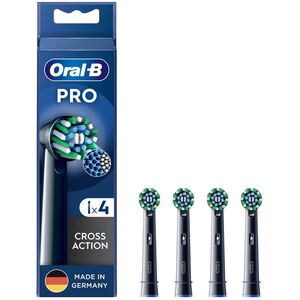 Oral-B Sonic toothbrush head 860236 / 4x Cross Black