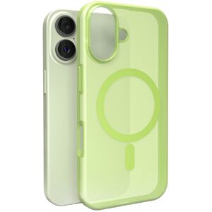 Etui silikonowe Puro Daylight kompatybilne z Magsafe na iPhone 17 - półprzezroczyste zielone