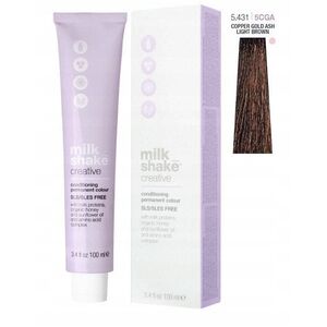 Milk Shake Milk Shake, Creative, SLS/SLES-Free, Permanent Hair Dye, 5.4315CGA Exotic Light Brown, 100 ml For Women