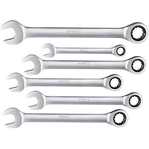 Σετ κλειδιών με καστάνια TOTAL, Cr-Mo, 8-17 mm, 6 τεμ., THT102RK566
