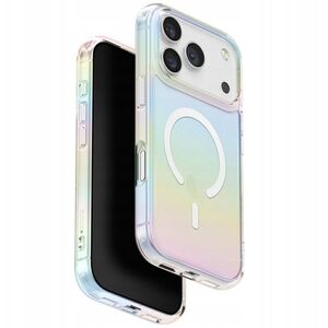 UNIQ Iridescia case for iPhone 17 Pro Max Magclick Charging holo quartz
