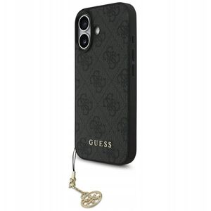 Etui Guess 4G Charms Collection MagSafe do iPhone 17 czarny