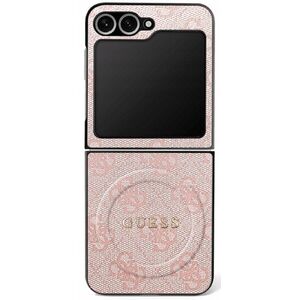 Etui Guess 4G Classic MagSafe do Samsung Galaxy Z Flip7 różowy