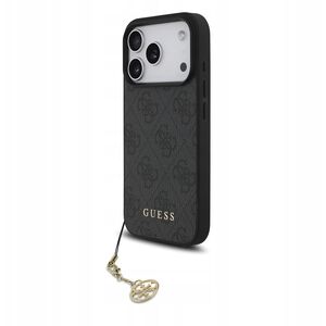 Etui Guess 4G Charms Collection MagSafe do iPhone 17 Pro czarny